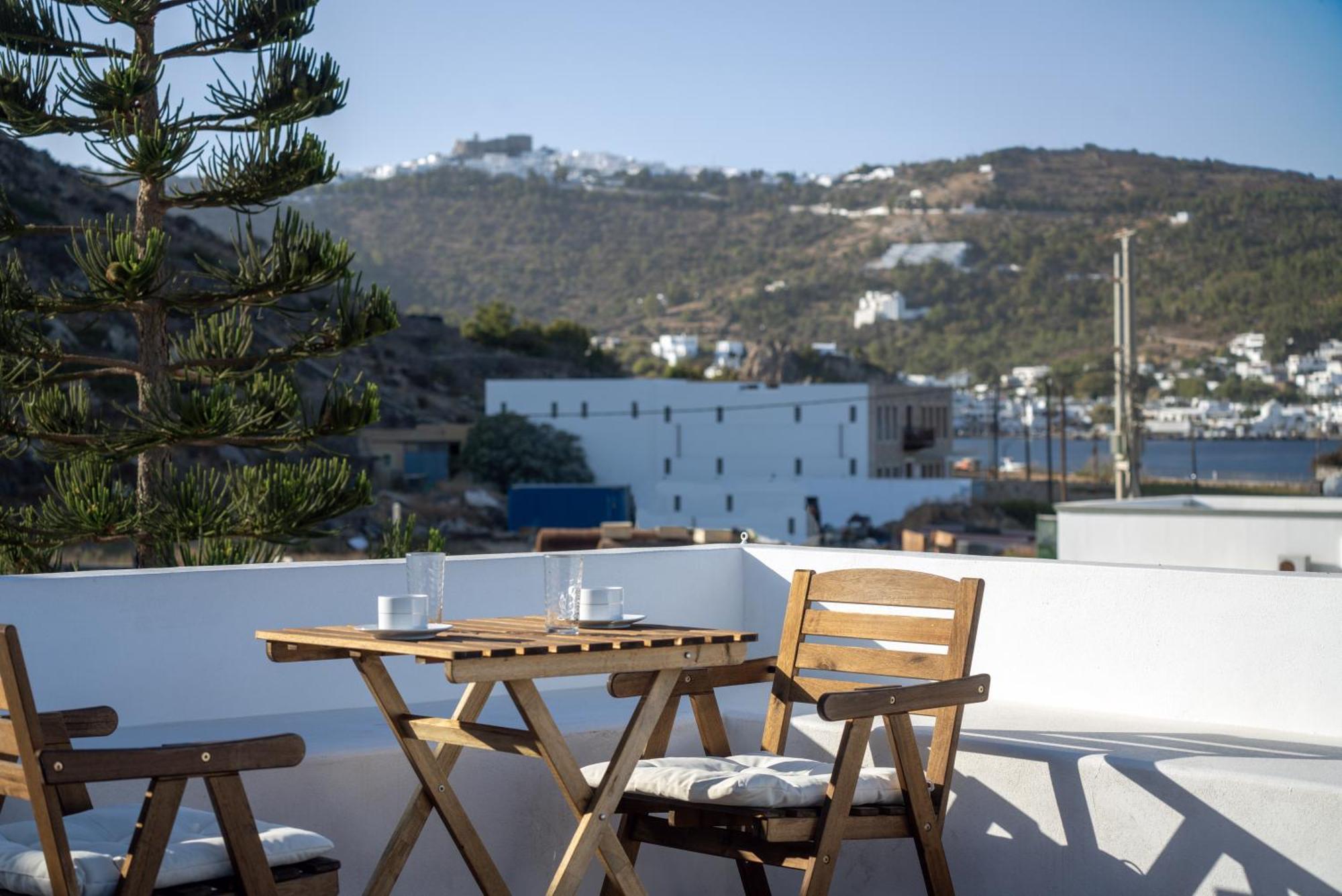 Villa Patmos Netia Скала Екстериор снимка