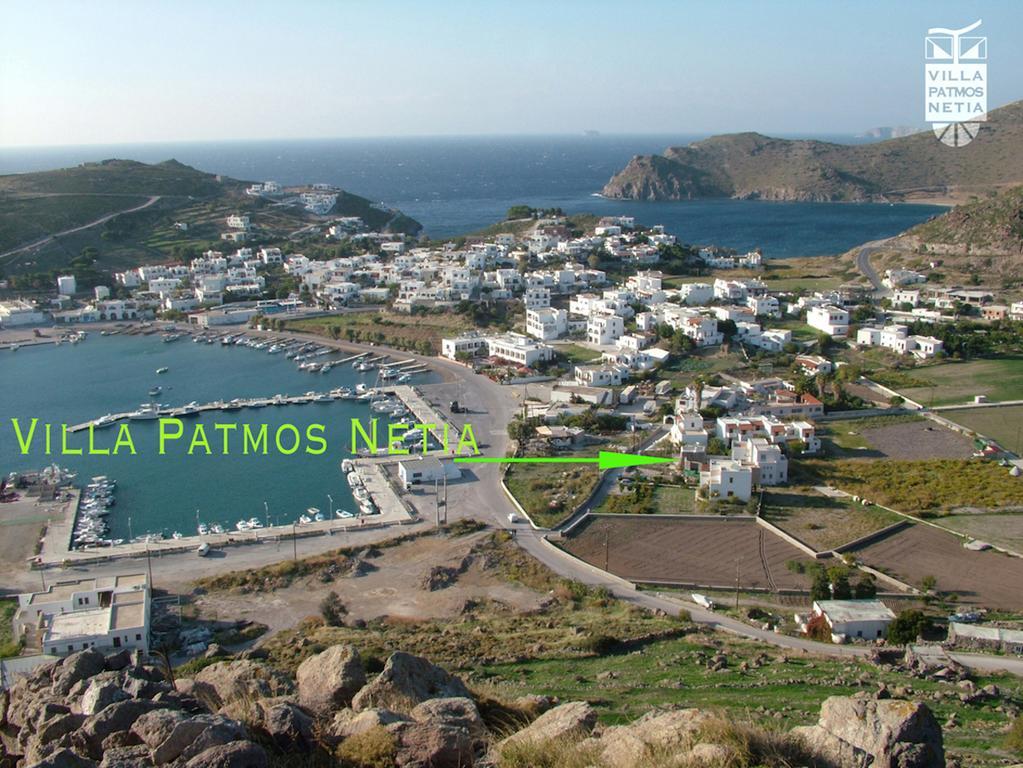Villa Patmos Netia Скала Екстериор снимка