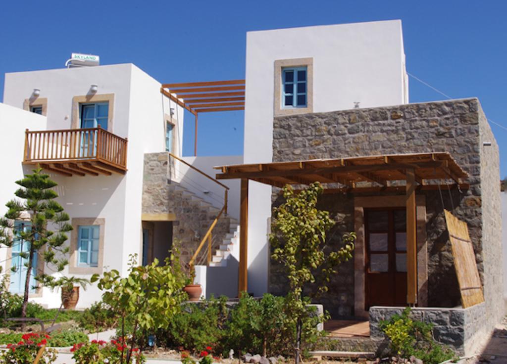 Villa Patmos Netia Скала Екстериор снимка