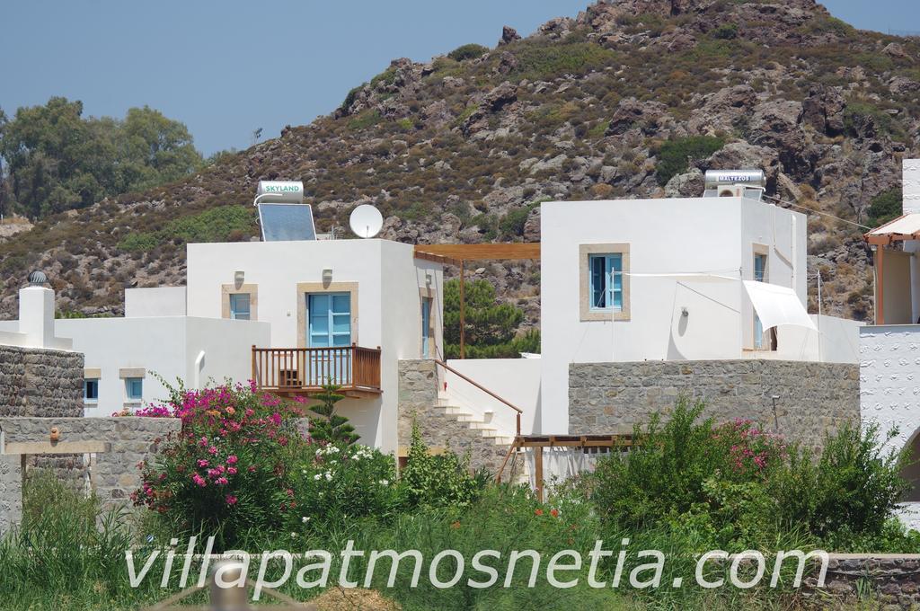 Villa Patmos Netia Скала Екстериор снимка