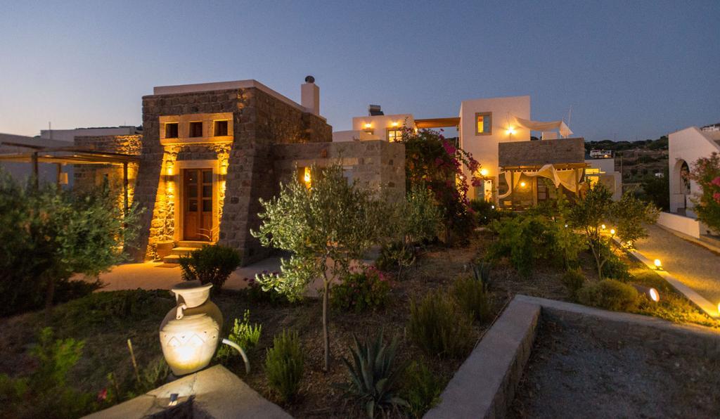Villa Patmos Netia Скала Екстериор снимка